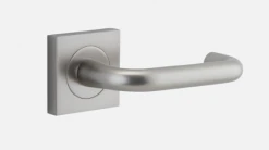 IVER DOOR LEVER OSLO SQUARE ROSE Door Handles & Levers