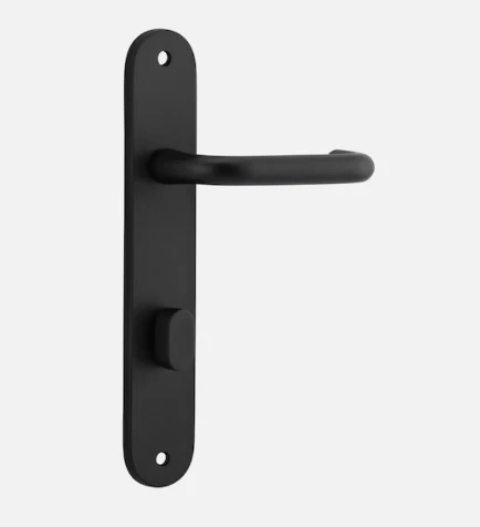 Door Handles & Levers IVER DOOR LEVER OSLO OVAL BACKPLATE 14 Door Handles & Levers IVER DOOR LEVER OSLO OVAL BACKPLATE