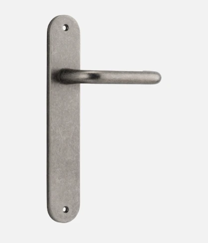 Door Handles & Levers IVER DOOR LEVER OSLO OVAL BACKPLATE 15 Door Handles & Levers IVER DOOR LEVER OSLO OVAL BACKPLATE