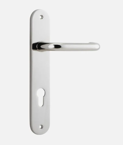 Door Handles & Levers IVER DOOR LEVER OSLO OVAL BACKPLATE 18 Door Handles & Levers IVER DOOR LEVER OSLO OVAL BACKPLATE