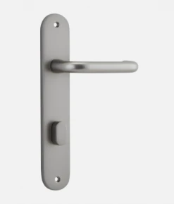 Door Handles & Levers IVER DOOR LEVER OSLO OVAL BACKPLATE 46 Door Handles & Levers IVER DOOR LEVER OSLO OVAL BACKPLATE