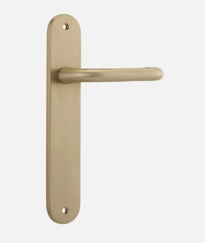 Door Handles & Levers IVER DOOR LEVER OSLO OVAL BACKPLATE 23 Door Handles & Levers IVER DOOR LEVER OSLO OVAL BACKPLATE