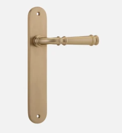 IVER DOOR LEVER VERONA OVAL BACKPLATE Door Handles & Levers