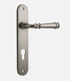 IVER DOOR LEVER VERONA OVAL BACKPLATE Door Handles & Levers