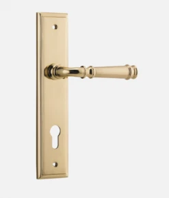 IVER DOOR LEVER VERONA STEPPED BACKPLATE Door Handles & Levers