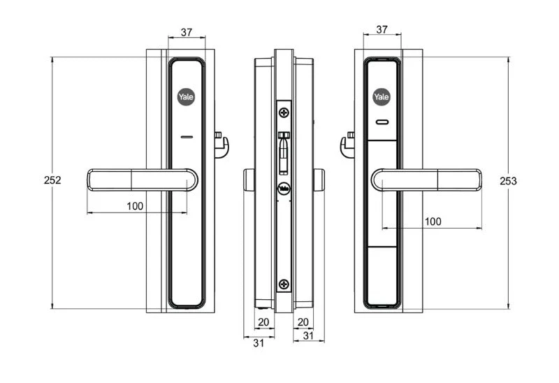 YALE UNITY SCREEN DOOR LOCK WITH CONNECT BRIDGE 4 YALE UNITY SCREEN DOOR LOCK WITH CONNECT BRIDGE