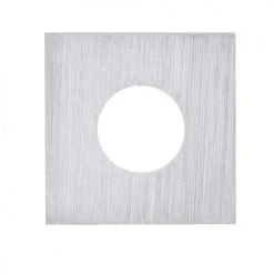 LOCKWOOD VELOCITY 55MM SQUARE ROSE TRIM PASSAGE (PAIR) Handles & Hardware