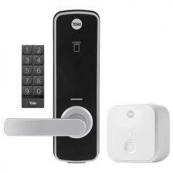 Digital Locks YALE UNITY ENTRANCE LOCK SILVER WITH CONNECT BRIDGE AND KEYPAD