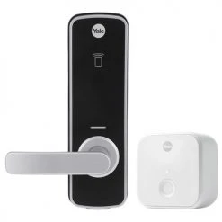 Digital Locks YALE UNITY ENTRANCE LOCK SILVER WITH CONNECT BRIDGE
