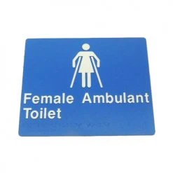 Tim The Sign Man FEMALE AMBULANT TOILET SIGN