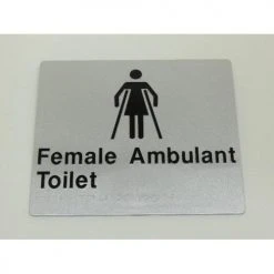 Tim The Sign Man FEMALE AMBULANT TOILET SIGN