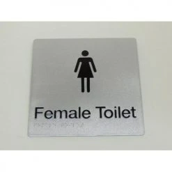 Tim The Sign Man FEMALE TOILET SIGN