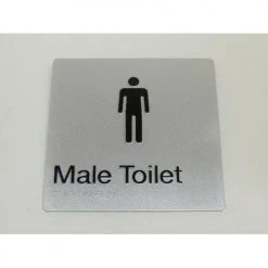 Tim The Sign Man MALE TOILET SIGN Toilet & Shower Signage