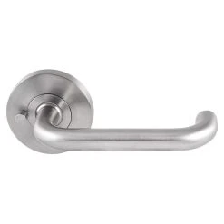 Door Handles & Levers SABRE H01 LEVERSET ON 65MM ROSE (STAINLESS STEEL)